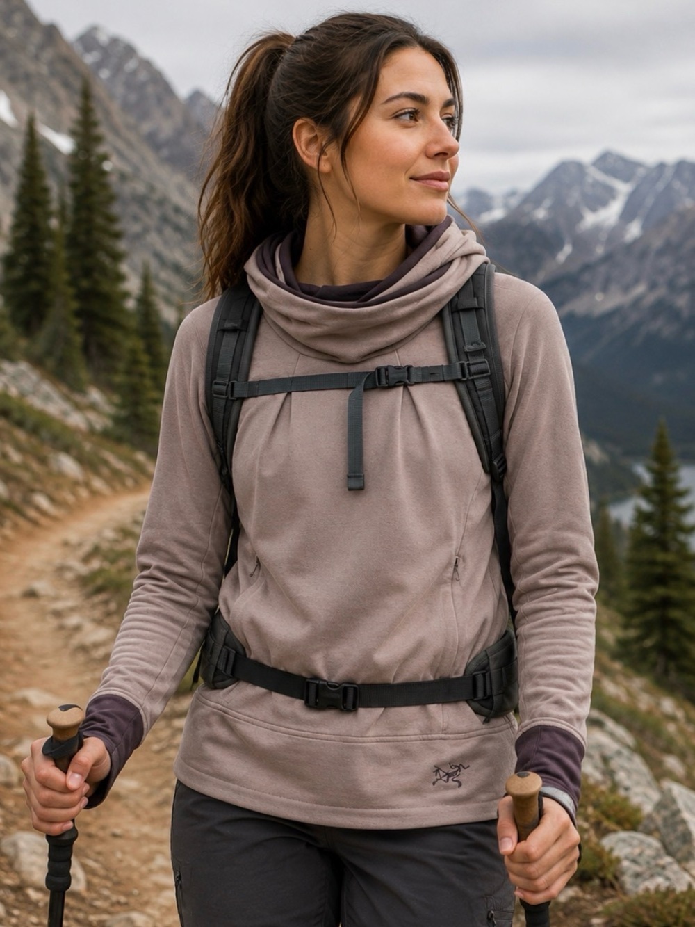 Arc’teryx Women’s Technical Pullover Hoodie | Size Medium | Thumbhole Cuffs |